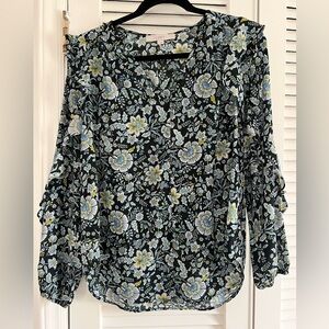 LOFT floral blouse